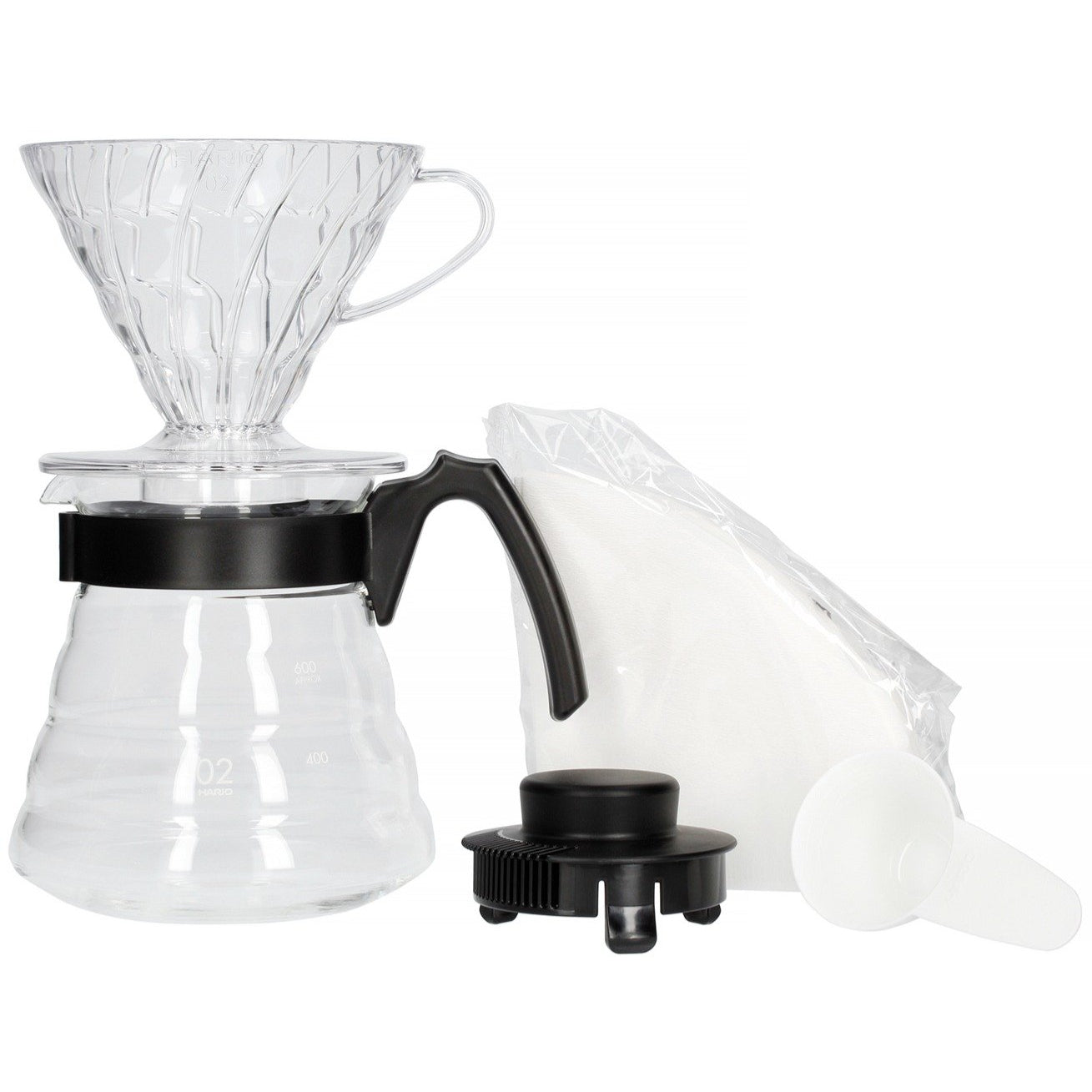 Hario V60-02 Craft Coffee Maker Set + Hario Mini Slim+
