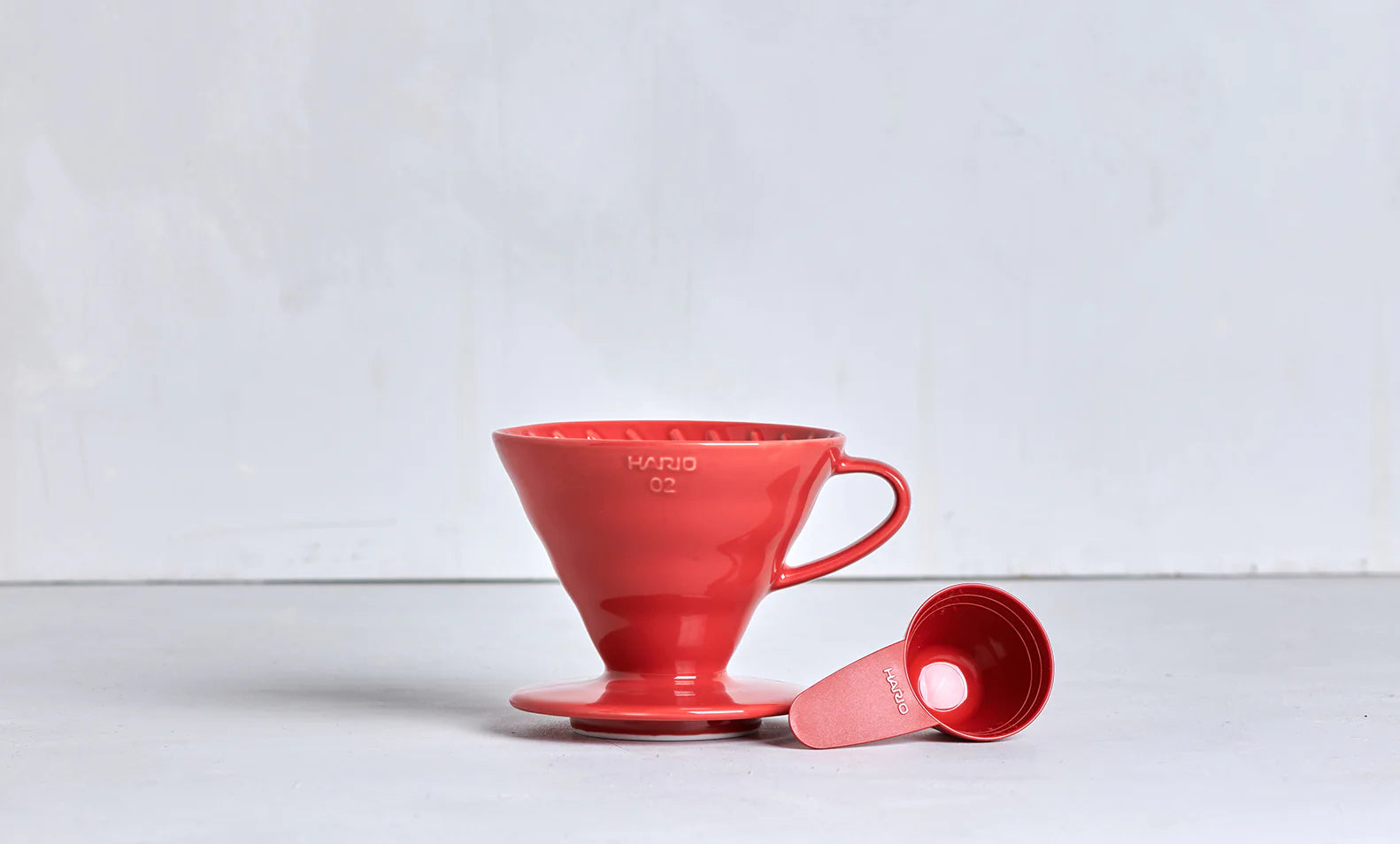 Hario Ceramic Coffee Dripper RED V60-02