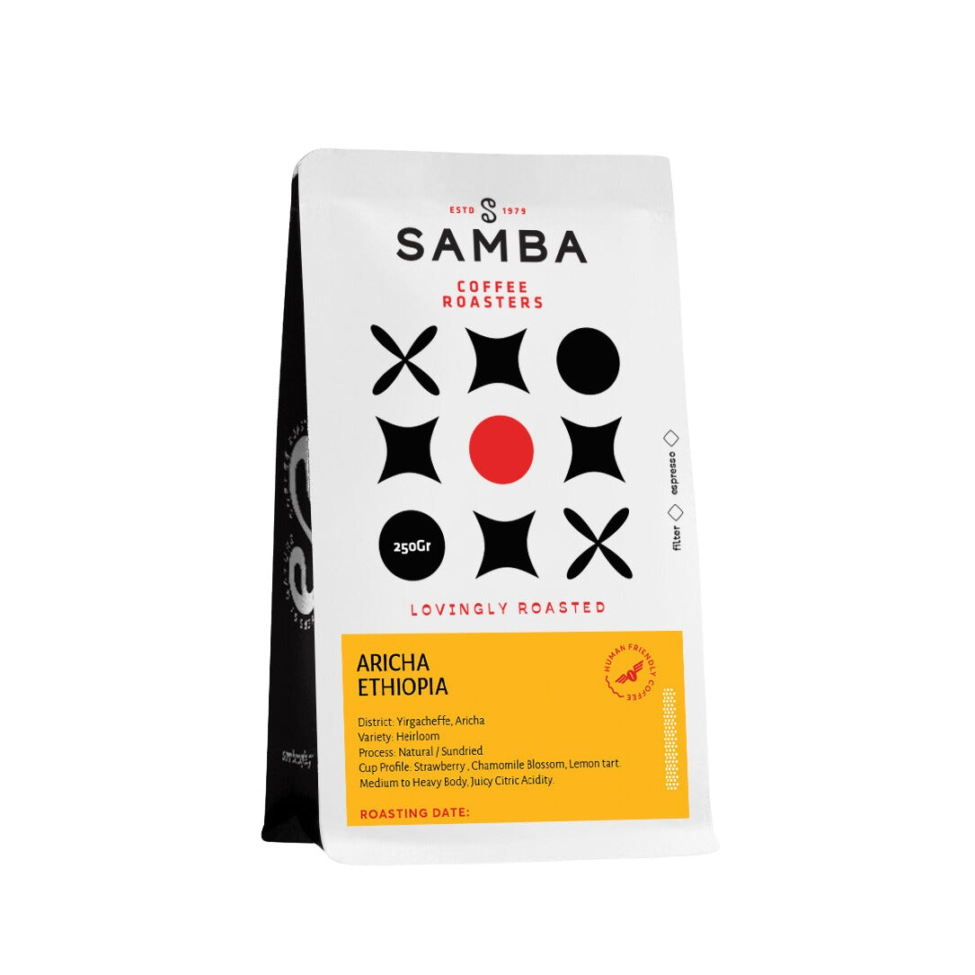 Samba Coffee Aricha Natural Grade I Ethiopia 250g