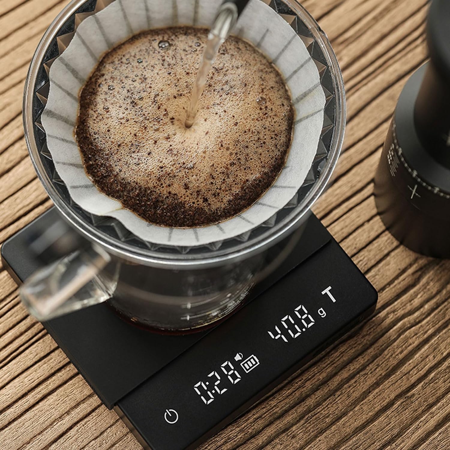 MHW-3BOMBER Cube 2.0 Coffee Scale with Timer