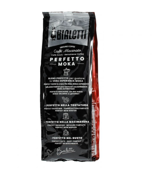 Bialetti Perfetto  მოკა შოკოლადი, დაფქვილი, 250 გრ.